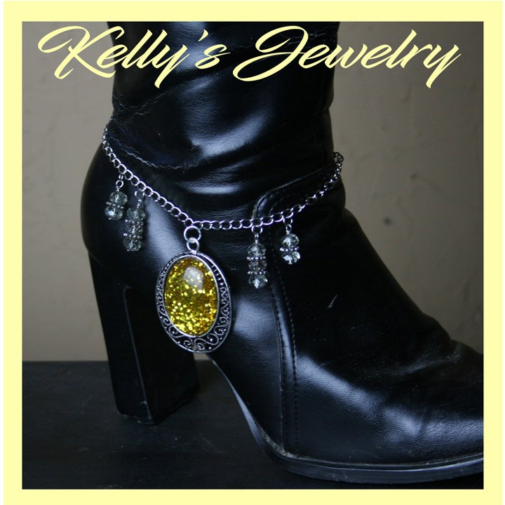 Boot deals jewelry bling